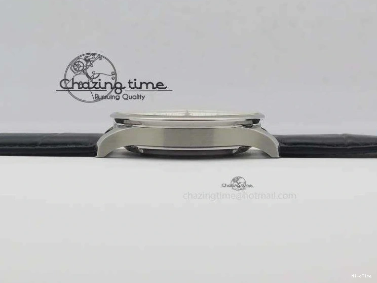 MIROTIME 0512 Modern Portuguese IW371404 ZF V3 1:1 Best Edition SS Black Dial On Black Leather Strap A 7267